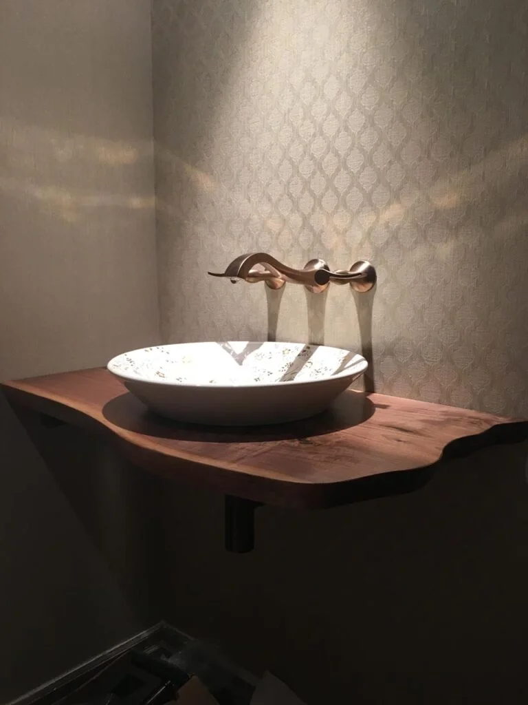 Modern faucet plumbing project Ottawa