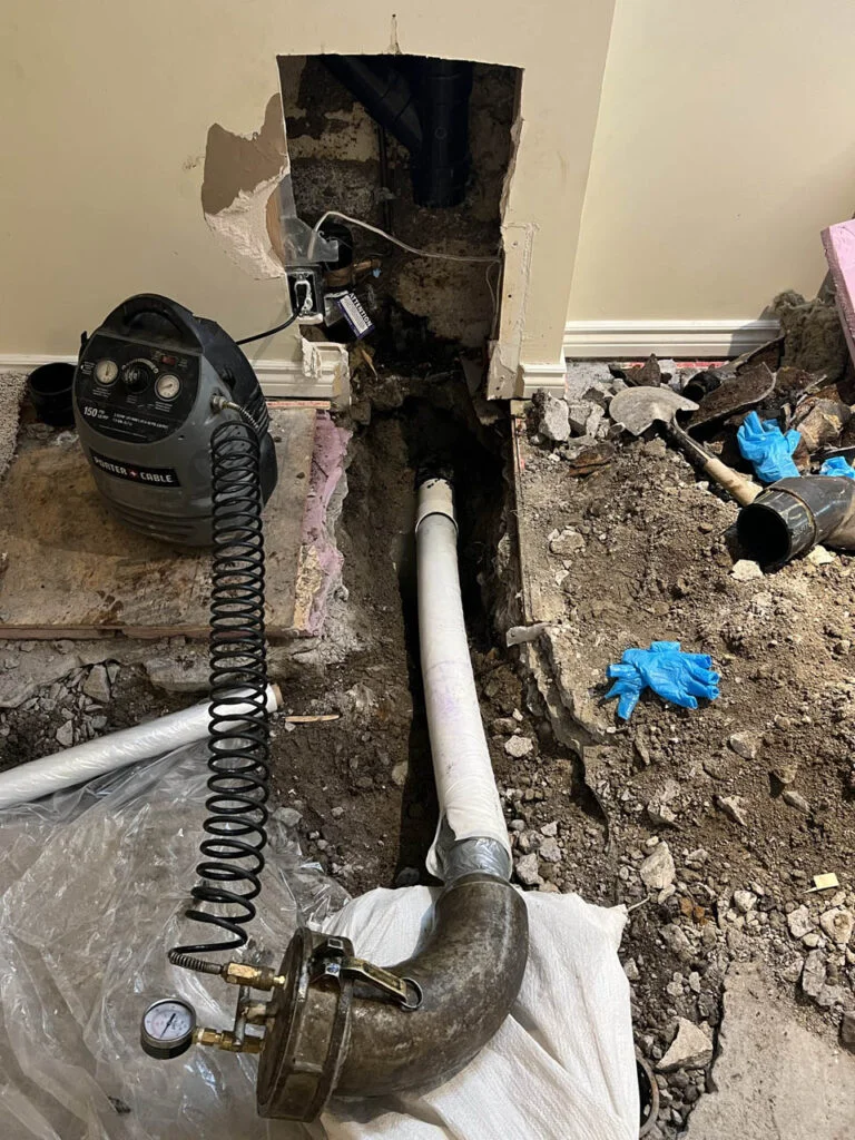 Trenchless Sewer Line Repair Process