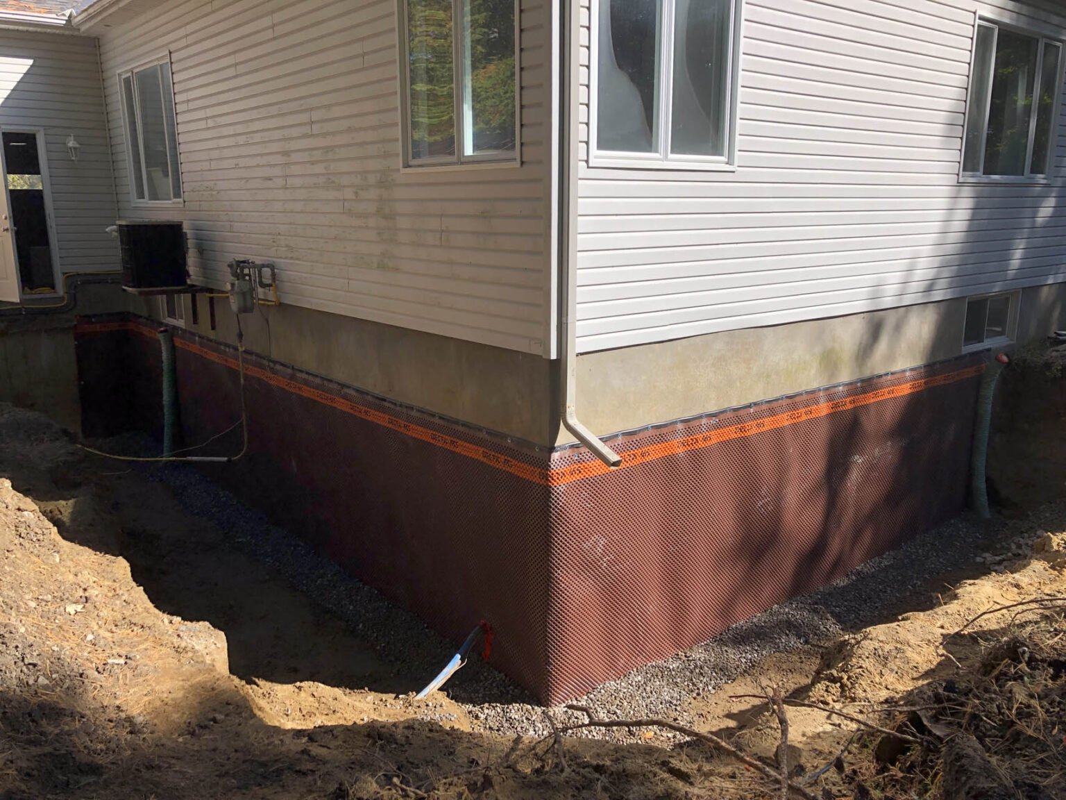 Weeping Tile Installation Summit Drain & Plumbing